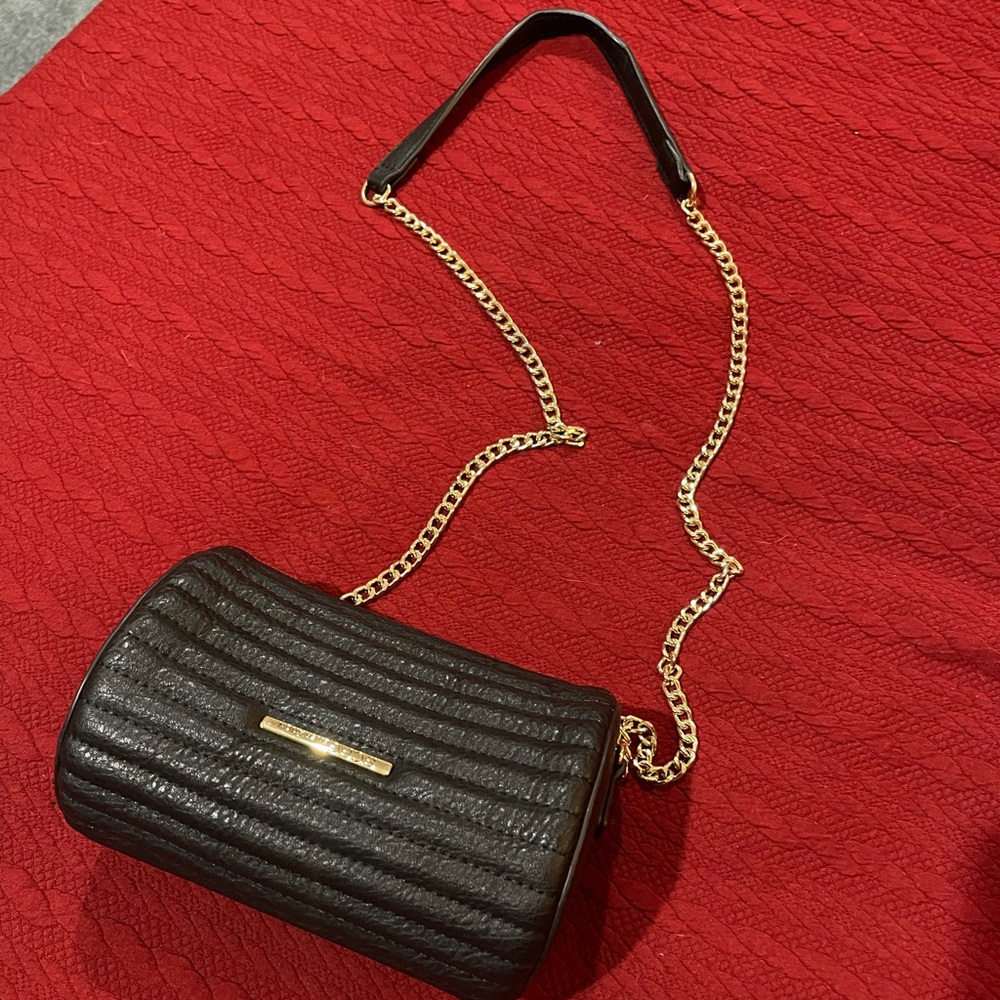 BCBG Round Crossbody Bag with Gold Hardware